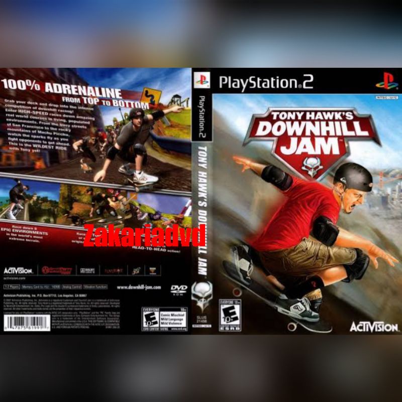 Kaset Ps 2 TONY HAWK DONWHILL JAM