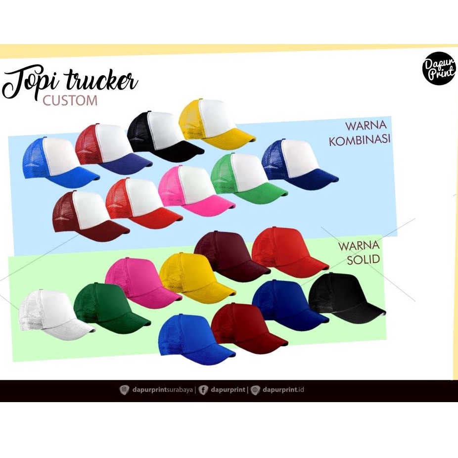 TOPI CUSTOM DESIGN SUKA - SUKA | SABLON TOPI | SABLON DTF