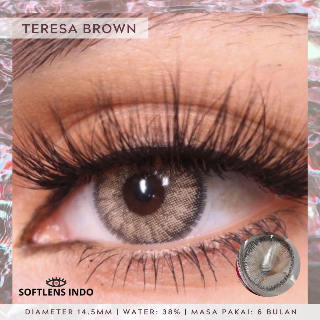 Softlens EOS Teresa brown/ coklat