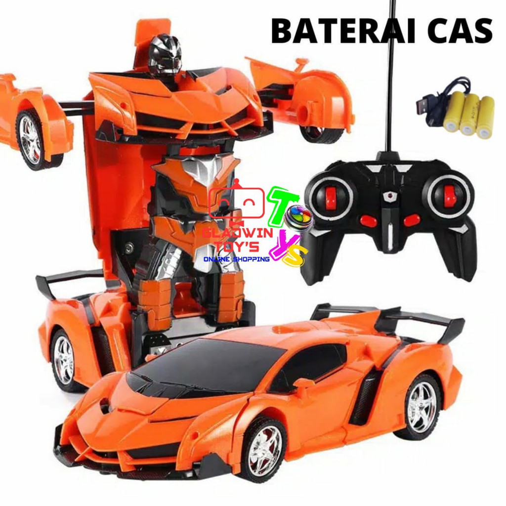 Terbaru Mainan RC MOBIL AUTOBOTS TRANSFORMER 1:18