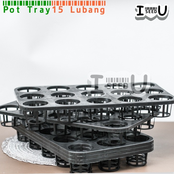 Pot Tray Semai Benih/Bibit Anggrek 15 Lubang