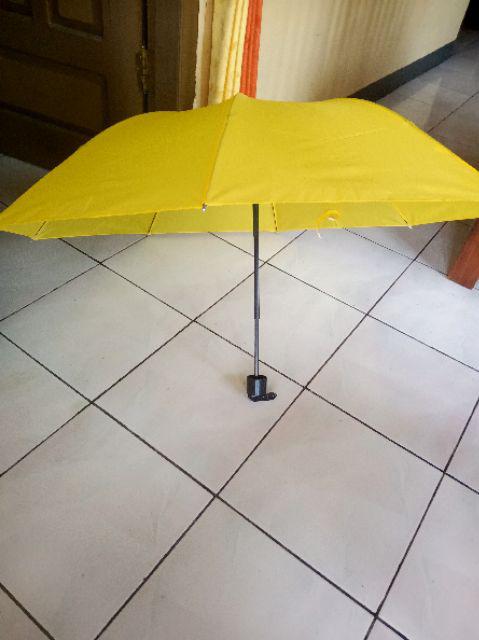 Payung Lipat 3 Warna Kuning Polos