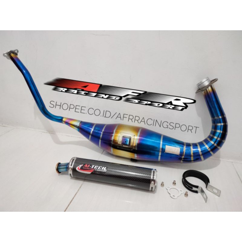 Knalpot Ninja R RR SS Aitech Bluemoon Cobra Silincer Karbon