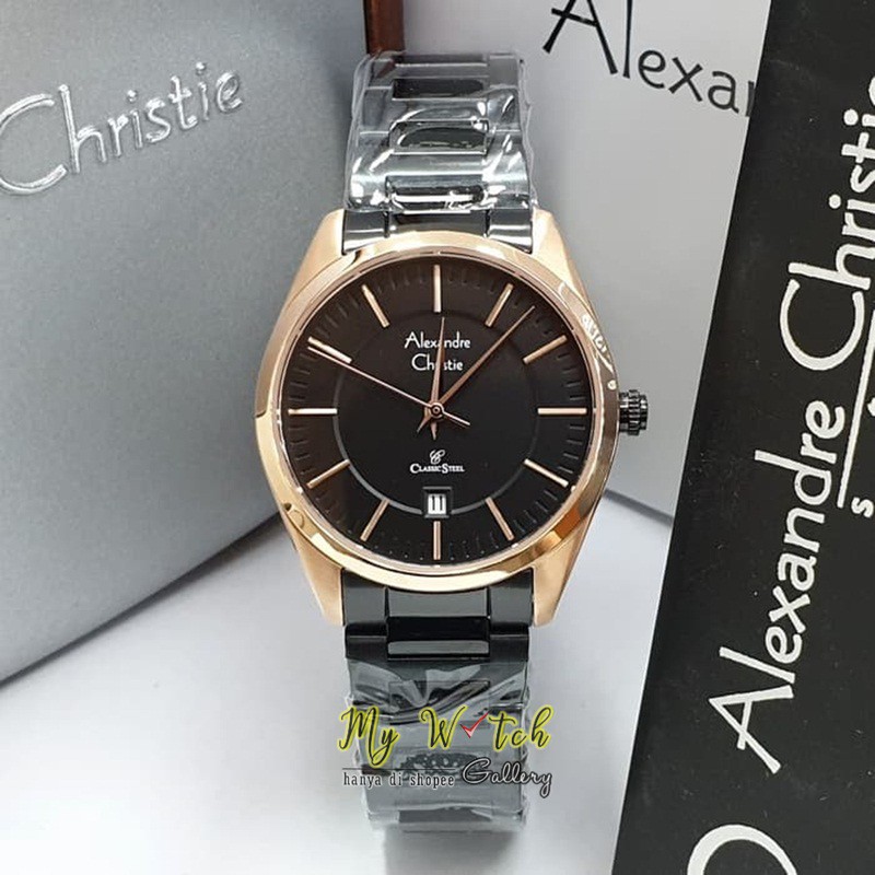 Alexandre Christie AC 8579 LD Jam Tangan Alexander Christie Wanita Original Diameter 3,1 cm