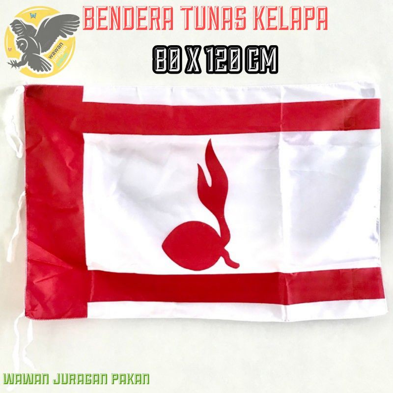 BENDERA TUNAS KELAPA BESAR 80 X 120 CM