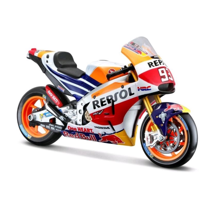 Maisto 1:10 Moto gp Marc Marquez Miniatur Motor MotoGP Honda RC213V Honda Repsol Marc Marquez