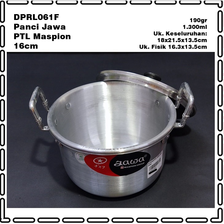 DPRL061F Panci Jawa Maspion 16