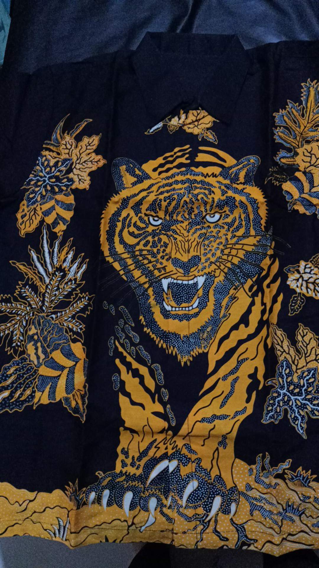 Macan Pendek Kemeja Batik Pria Full Furing Katun Sragenan