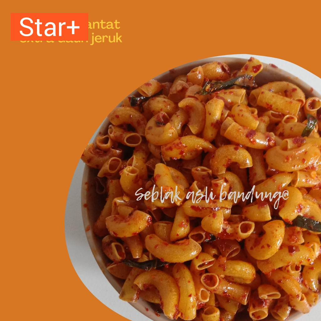 

MAKARONI CIKRUH MERCON /MAKRONI LADA/MAKRONI SEBLAK/ MAKRONI CIKRUH REMPAH/MAKARONI BANDUNG / CEMILAN KRIUK / CEMILAN PEDAS / CEMILAN BANDUNG / CAMILAN KRIUK / MAKANAN PEDAS / MAKANAN RINGAN / Seblak Asli Bandung / MAKARONI PEDAS 1 kg