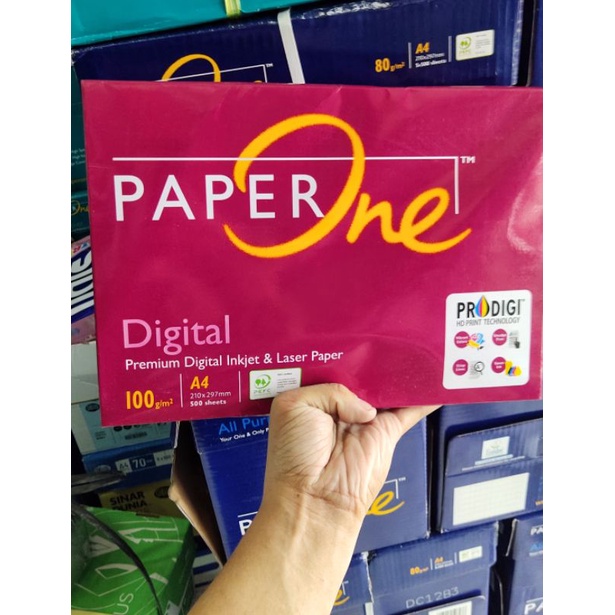 

Kertas HVS A4 100gr PaperOne (1rim) instant/sameday