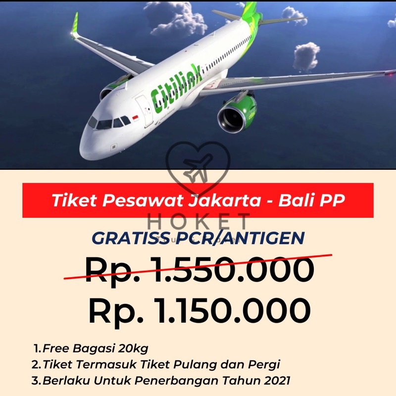 Tiket pesawat promo 2021