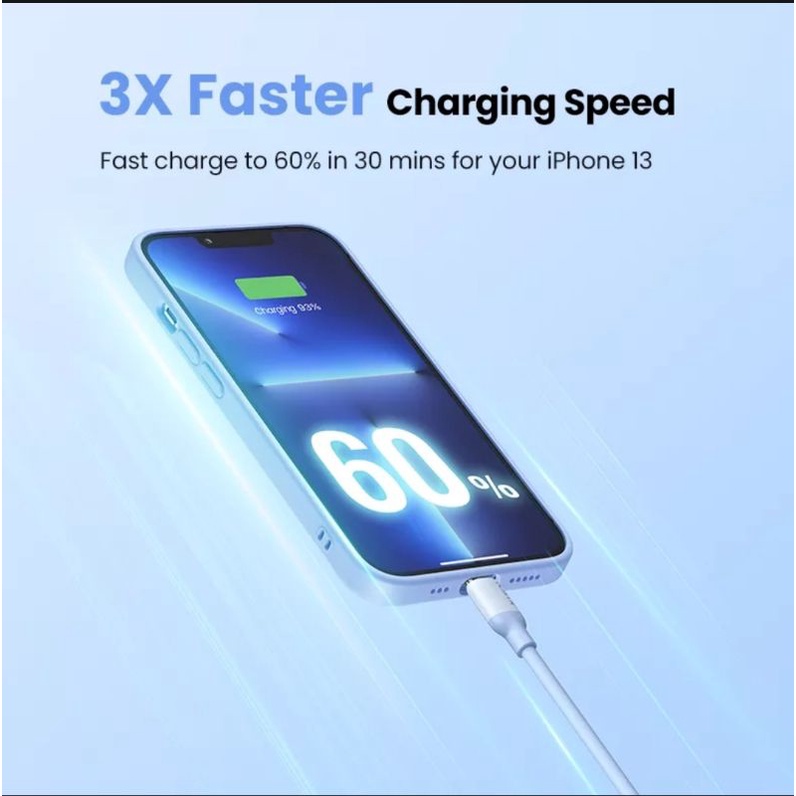 Ugreen Kabel Data iPhone iPad Lightning MFi for iPhone 14 13 12 11 Pro 8 Plus XR XS Max X Original