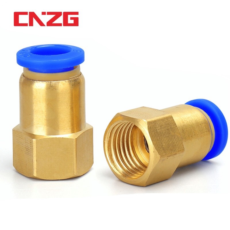 Female Thread 1/4 Inch Ke 6 mm PU Quick Connector Fitting Push In