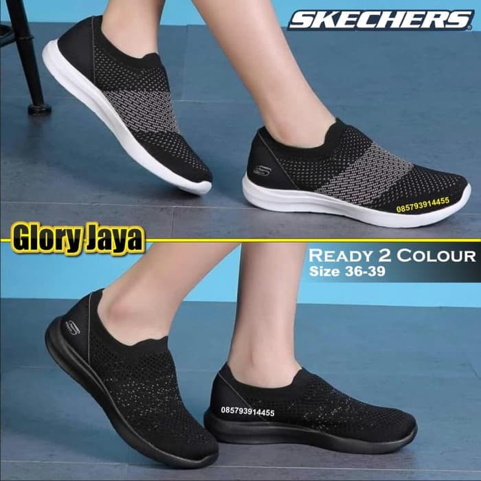 Skechers / Sepatu Skechers / Sepatu Skechers wanita /skechers original - Item Putih- 36