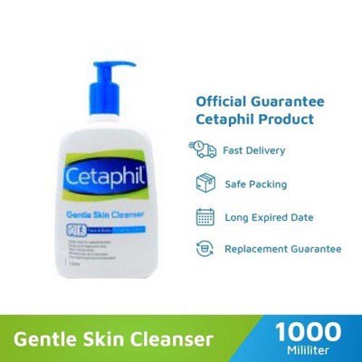 CETAPHIL 59ml 125ml 250ml 500ml 1000ml GENTLE / 125 OILY Skin Cleanser 59 500 1000 BPOM