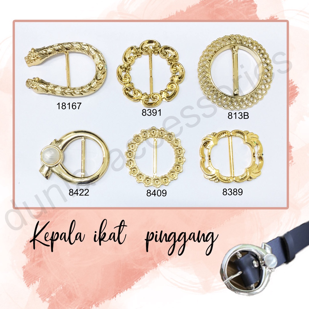 VARIASI AKSESORIS TAS SANDAL IKAT PINGGANG GESPER PLASTIK gross