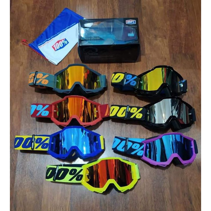 Kacamata Google Cross 100% Race Craft Motor MX Trail Fox import Google 100%