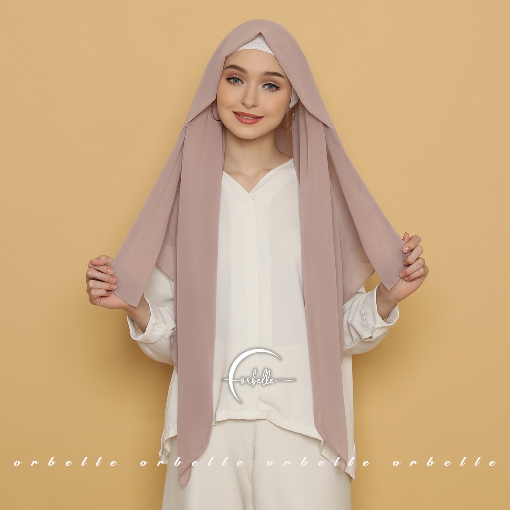 SEGIEMPAT MELAYU TALI INSTAN CERUTY BABYDOLL • DUA LAYER MALAY