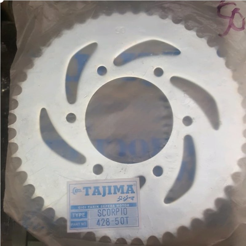 Sprocket Gir Gear Blkg Belakang 428 60 60T Yamaha Rxking RXZ Rx king Jupiter Mx Vega Tajima No SSS