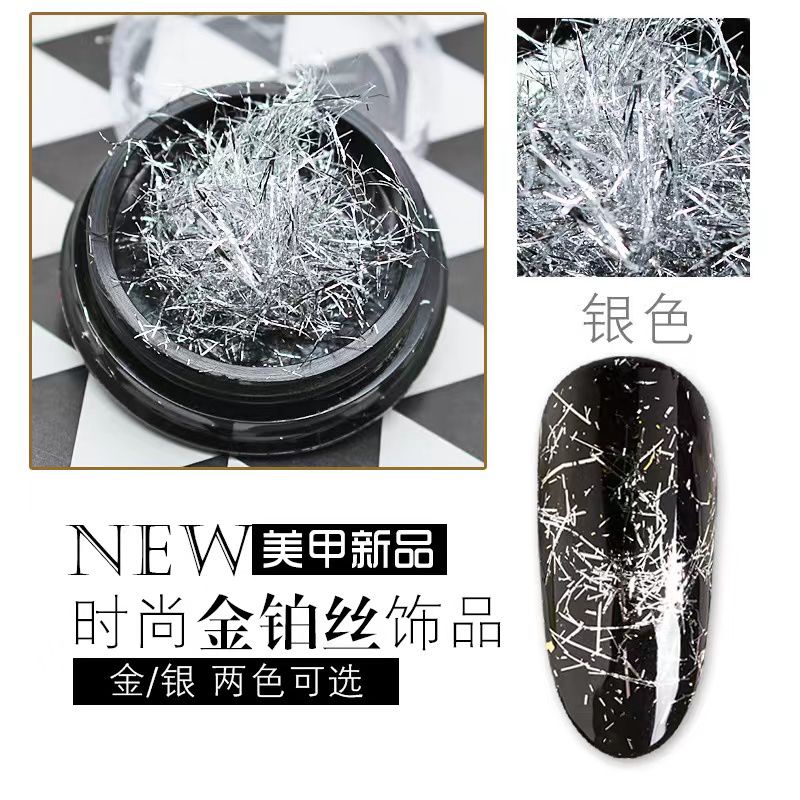 NAIL STRING HIASAN NAILART GLITTER FLAKES / FLAKES LIDI HIASAN NAILART RHINSTONE