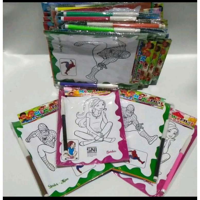 

20PCS MEWARNAI SPIDOL TANGGUNG 12,5x18