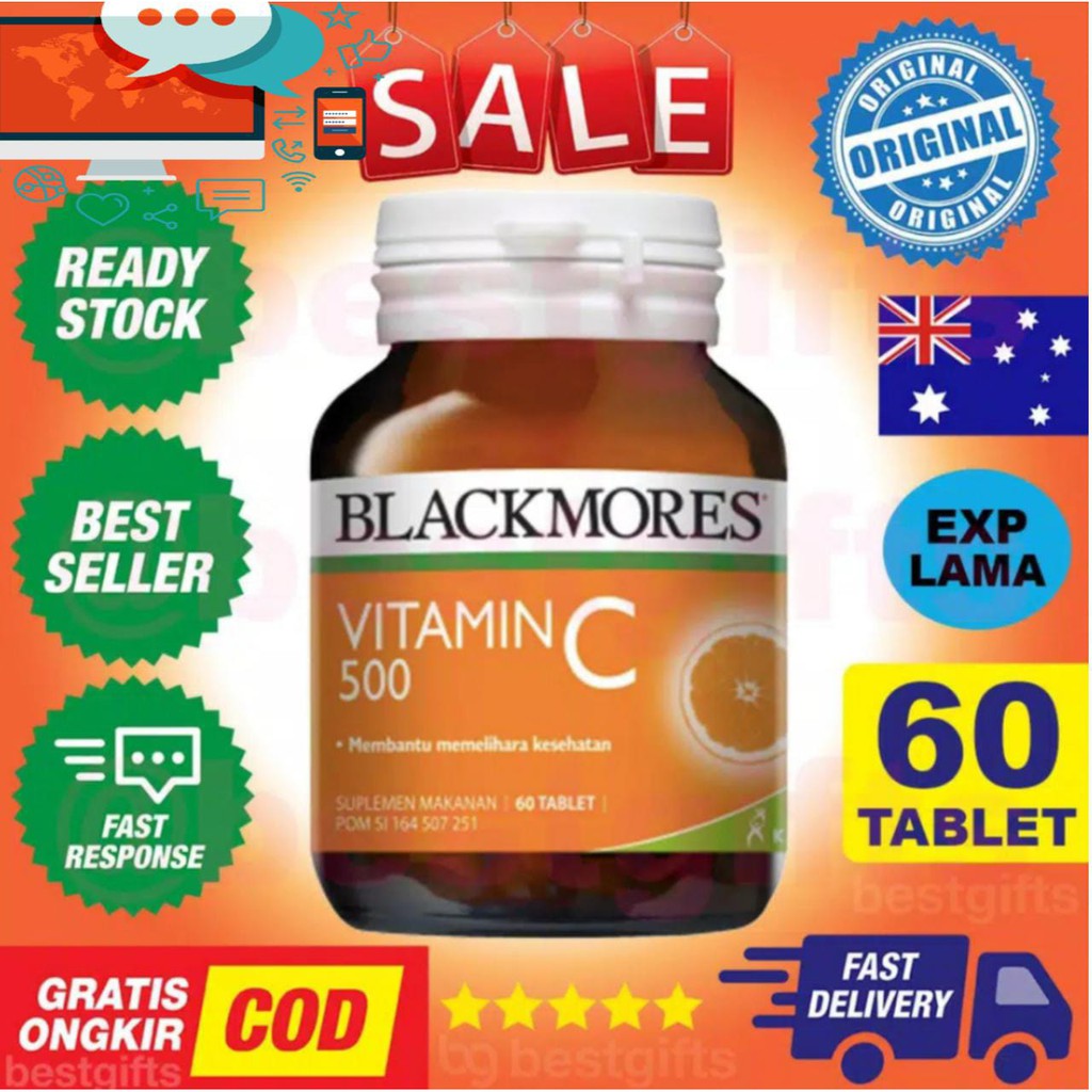 Jual BLACKMORES VITAMIN C 500 MG VIT C 500MG ANTIOKSIDAN KEKEBALAN DAYA ...