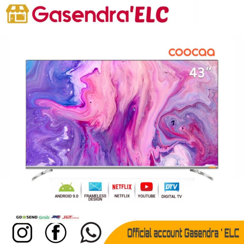 Coocaa smart Tv 43in seri 43s3g