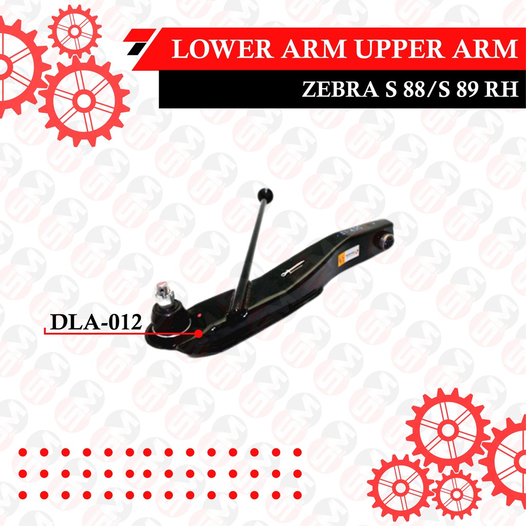 LOWER ARM "ZEBRA S 88/S 89 RH''