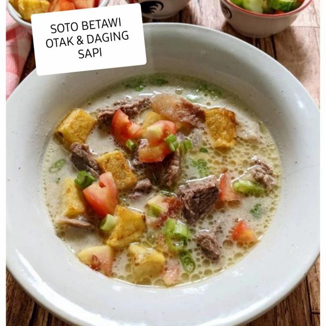 

Buruan Soto Betawi Otak Sapi Extra Daging Giling ( Porsi Besar 2-3X Makan) Trendi