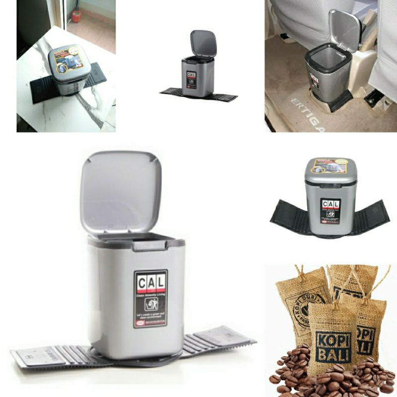 Tempat sampah mobil free kopi