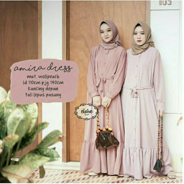 Amira Dress / Dress elsire / gamis / dress / dress termurah