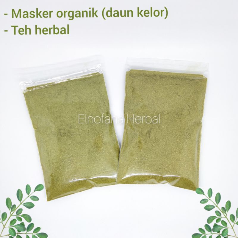 Masker Daun Kelor/Masker Organik/Bubuk Daun Kelor