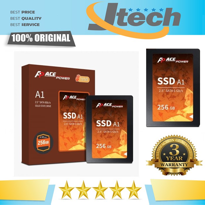 SSD ACE POWER 256GB - SATA 2.5&quot; - Garansi 3 Tahun