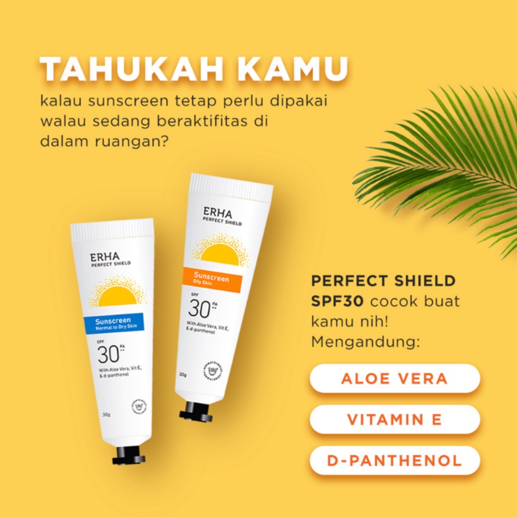 ERHA Perfect Shield Normal to Oily Skin SPF30/PA++ | Normal to Dry Skin SPF30/PA++ | Helios Water Resistant SPF50/PA++ | Helios SPF50/PA+++