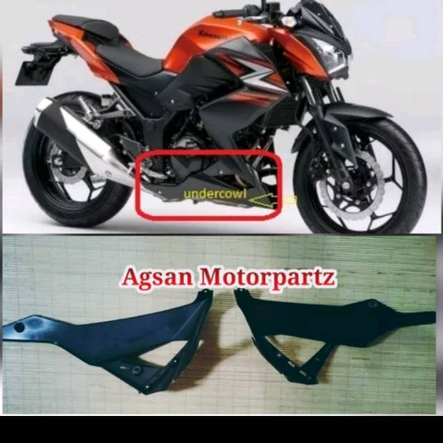Undercowl z250 original Kawasaki
