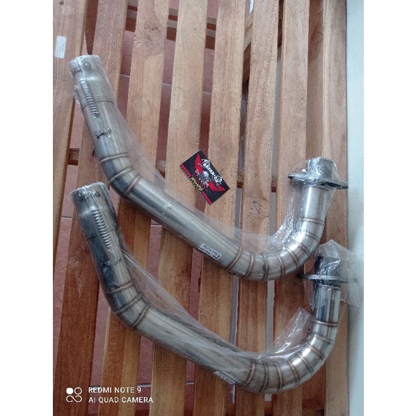 Leheran knalpot stainless GL PROMAX, GL100