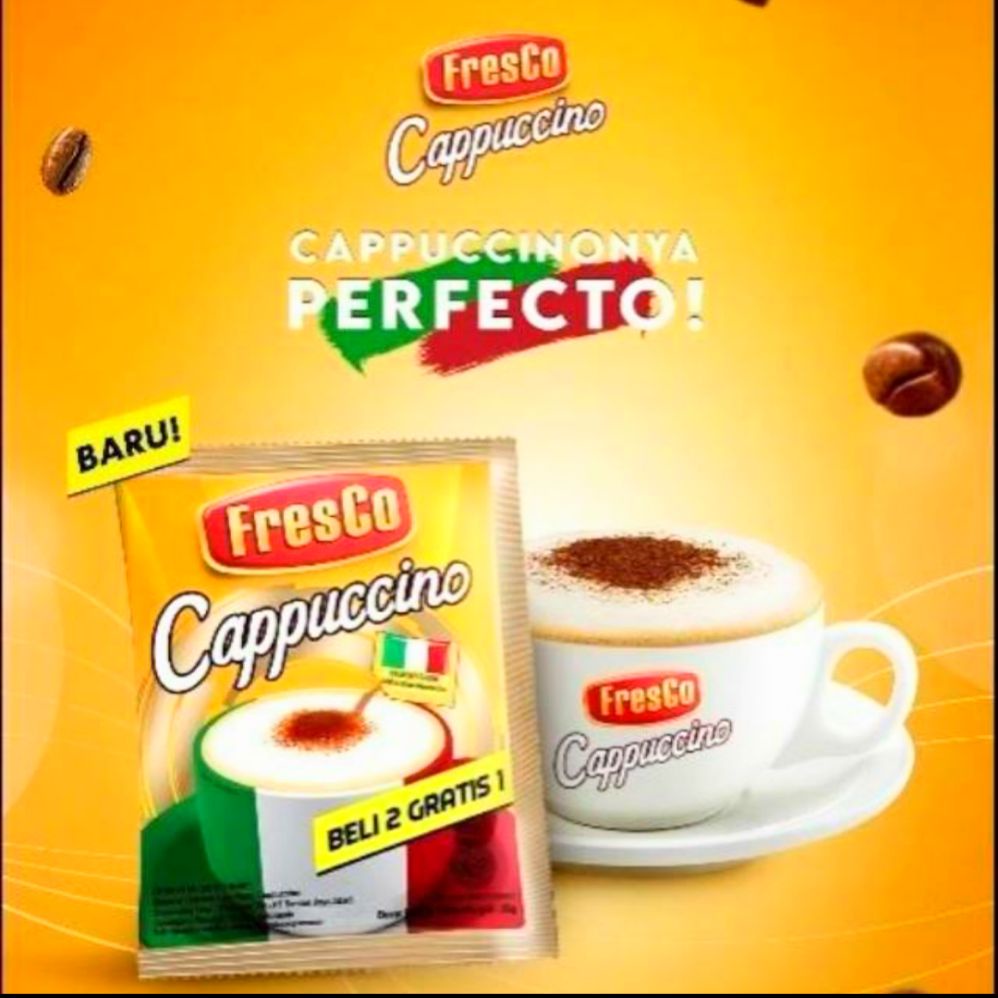 

KOPI FRESCO CAPPUCCINO KOPI CAPUCINO KAPAL API 1 RENTENG ISI 15 SACHET