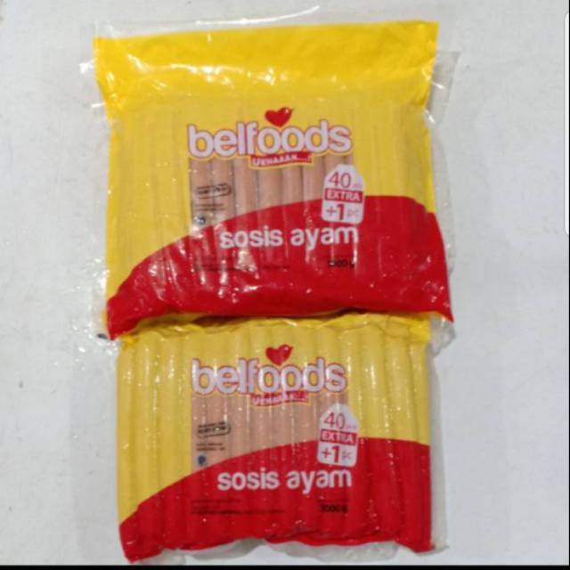 

Belfoods sosis ayam 1kg 40s