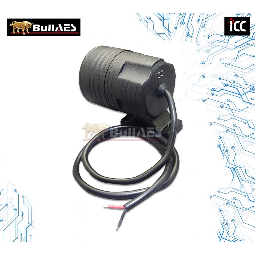 Lampu Tembak 6 Mata 60 Watt  Led Sorot tipe F6X 2 warna Putih kuning  AES-2633-AD