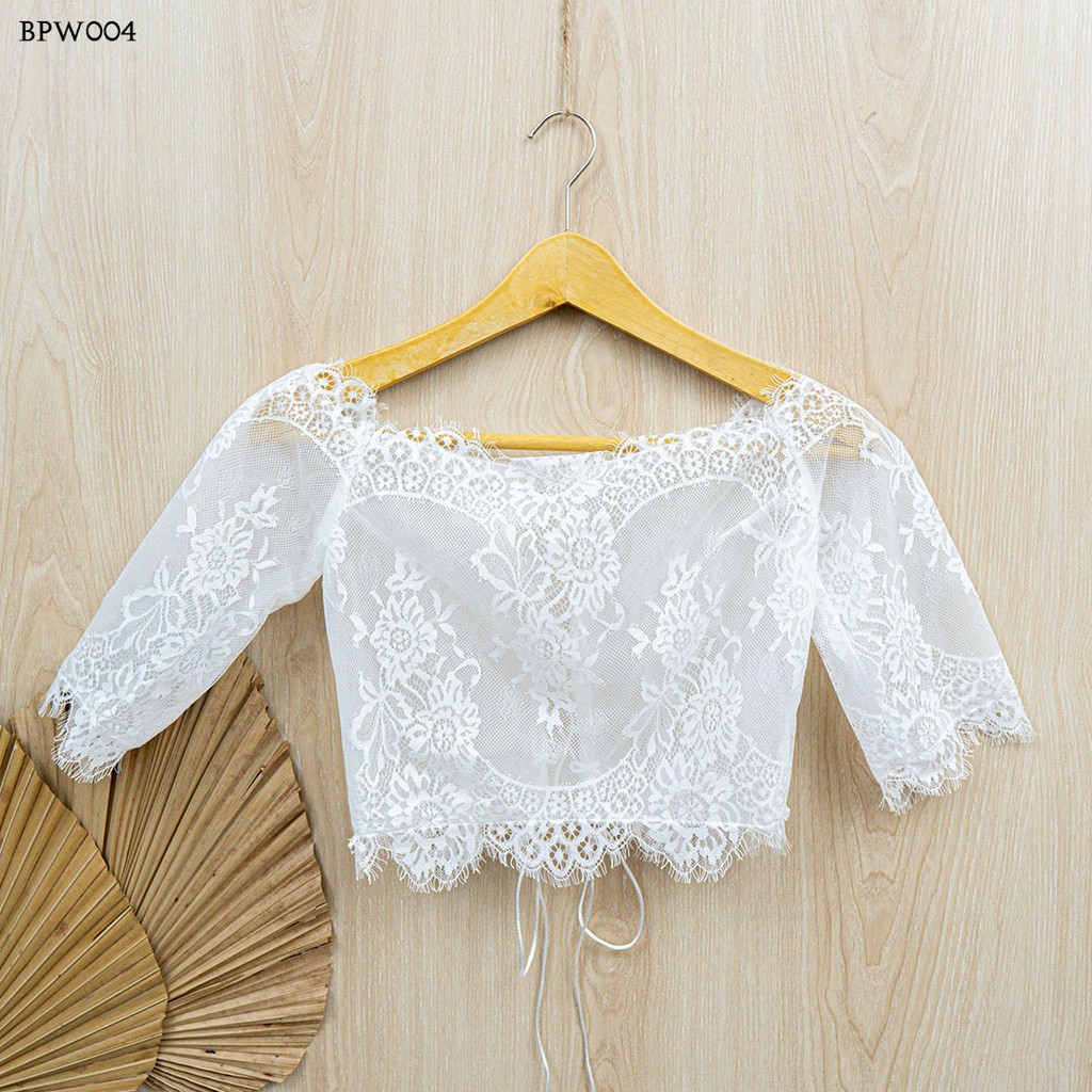 [BISA COD] BOLERO PESTA LACE BROKAT PERNIKAHAN PESTA WANITA MODERN BPW004