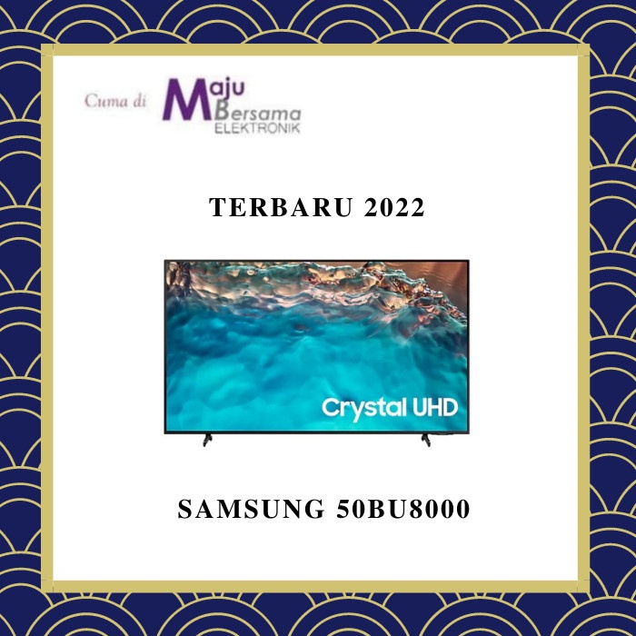 SAMSUNG 50BU8000 CRYSTAL 4K UHD SMART TV 50 Inch UA50BU8000KXXD