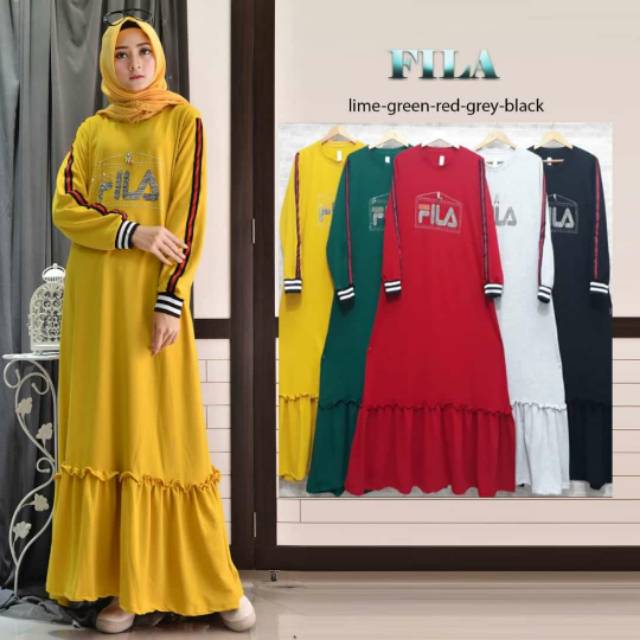  Harga  Baju  Gamis Fila  Trend Busana Kekinian