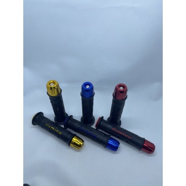 Handgrip/Sarung Gas Sisik + Jalu Stang Bandul Besar Full CNC Universal