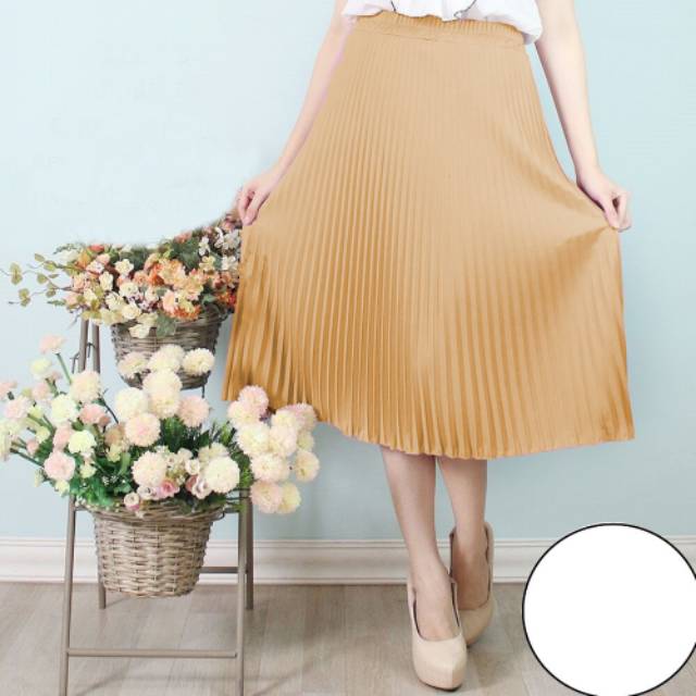 ROK PENDEK PLISKET/ROK FASHION WANITA/MATT HYGET SUPER