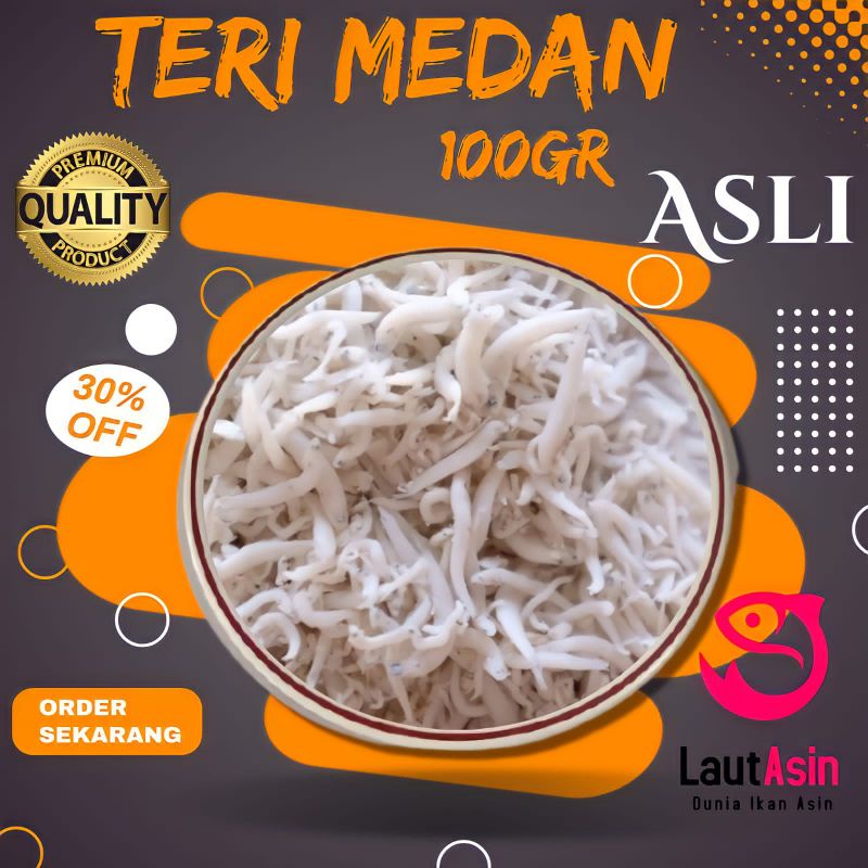 

Ikan Teri Medan Asli Kualitas Super Premium Kemasan 100gr