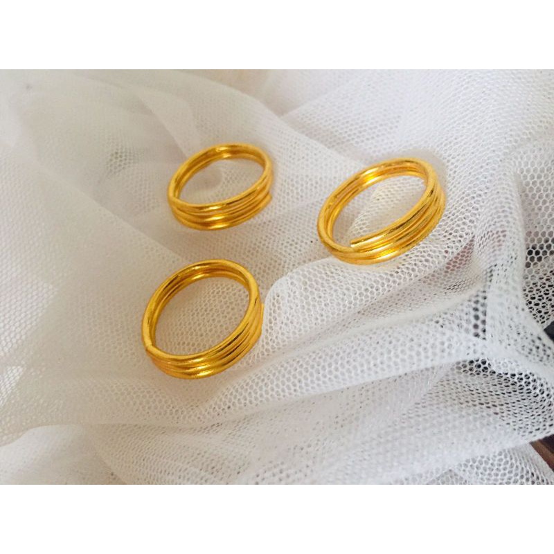 CINCIN LAPIS EMAS CRISTAL 24k awet dipakai setiap hari