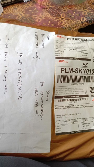 Batik Solo Modern Tumpal Hitam Set Sarung Dan Baju Koko(full Furing)