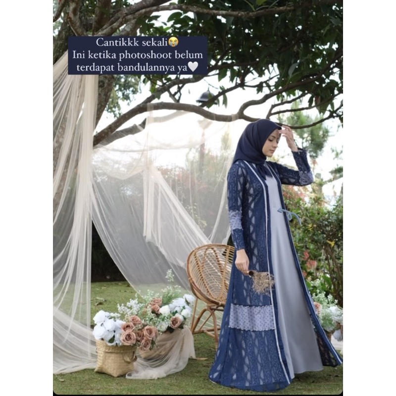 JENNA HARRA DRESS BY KALEELA.ID NAVY XXL