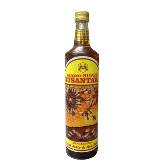 

Madu Nusantara Royal Jelly dan Bee Pollen 650ml&madu randu 650 ml