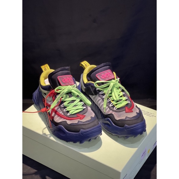 Sepatu Off white Odsy 1000 Blue Red Second like newww